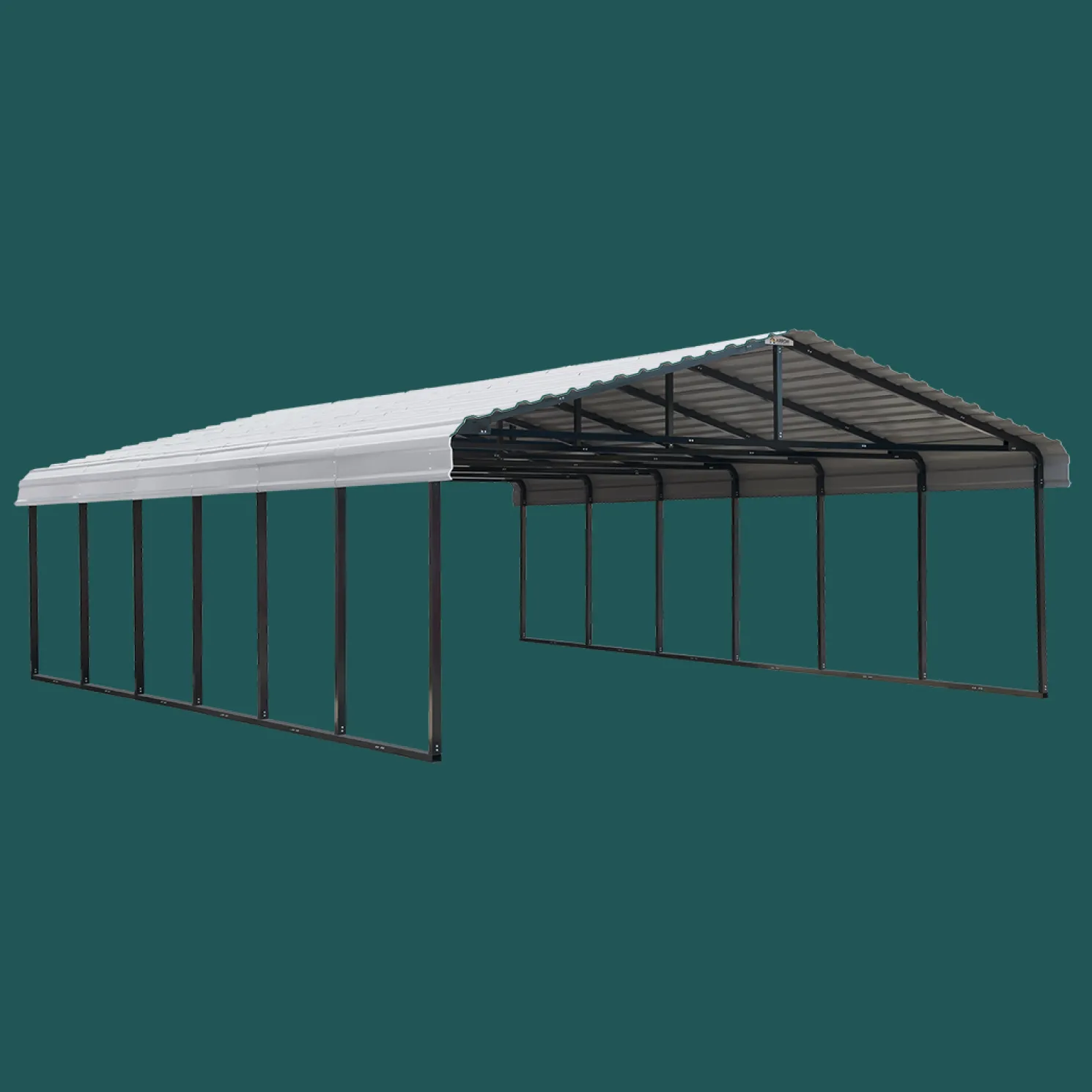 Arrow 20 x 29 x 7 ft Eggshell Carport