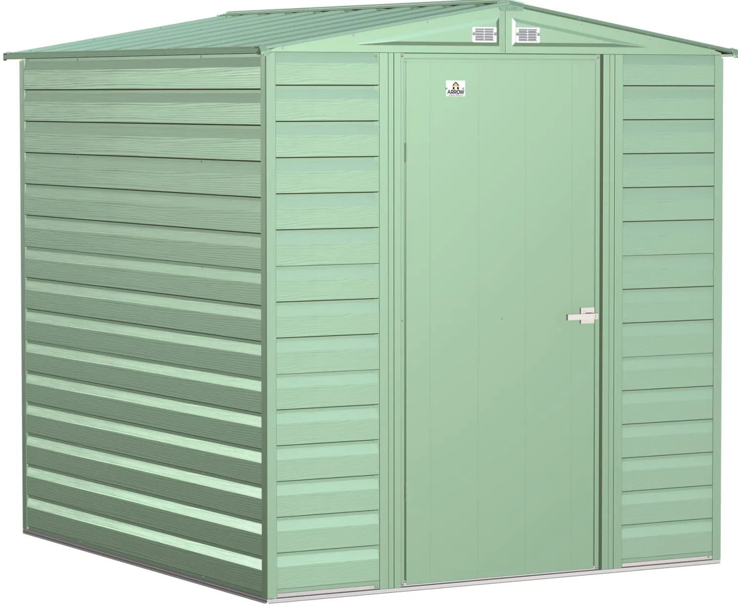 Arrow Select 6 x 7 x 7 ft Green Shed