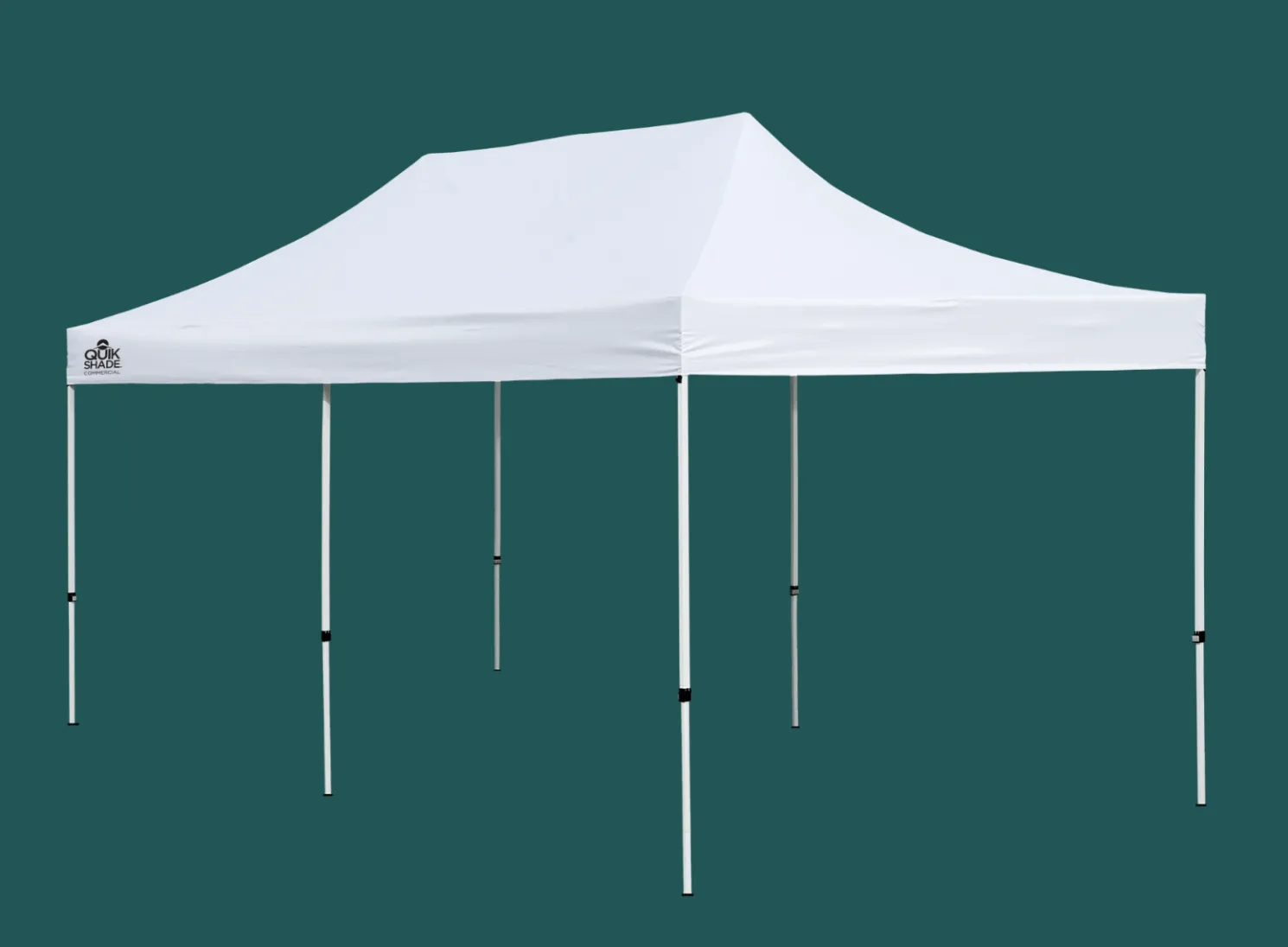 Commercial C200 Straight Leg Pop-Up Canopy, 10 ft. x 20 ft. White