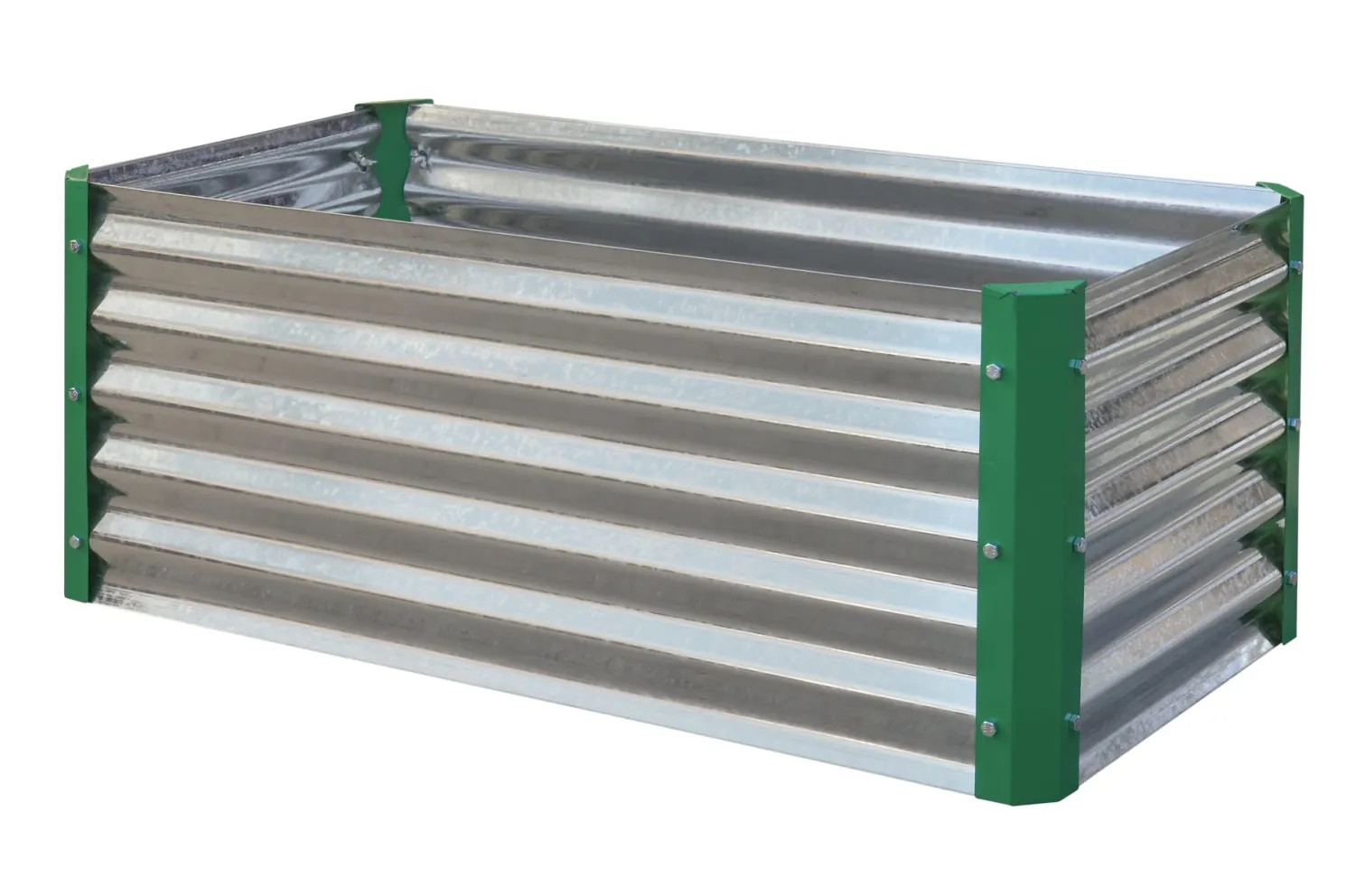 Miracle-Gro® 2 x 4 x 2 ft Galvanized Green Raised Garden Bed