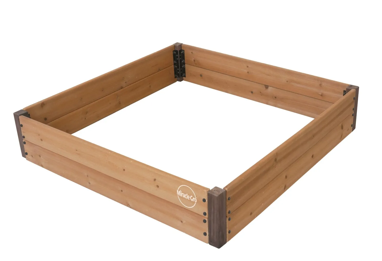 Miracle-Gro Wood 4 x 4 x 1 ft Raised Garden Bed
