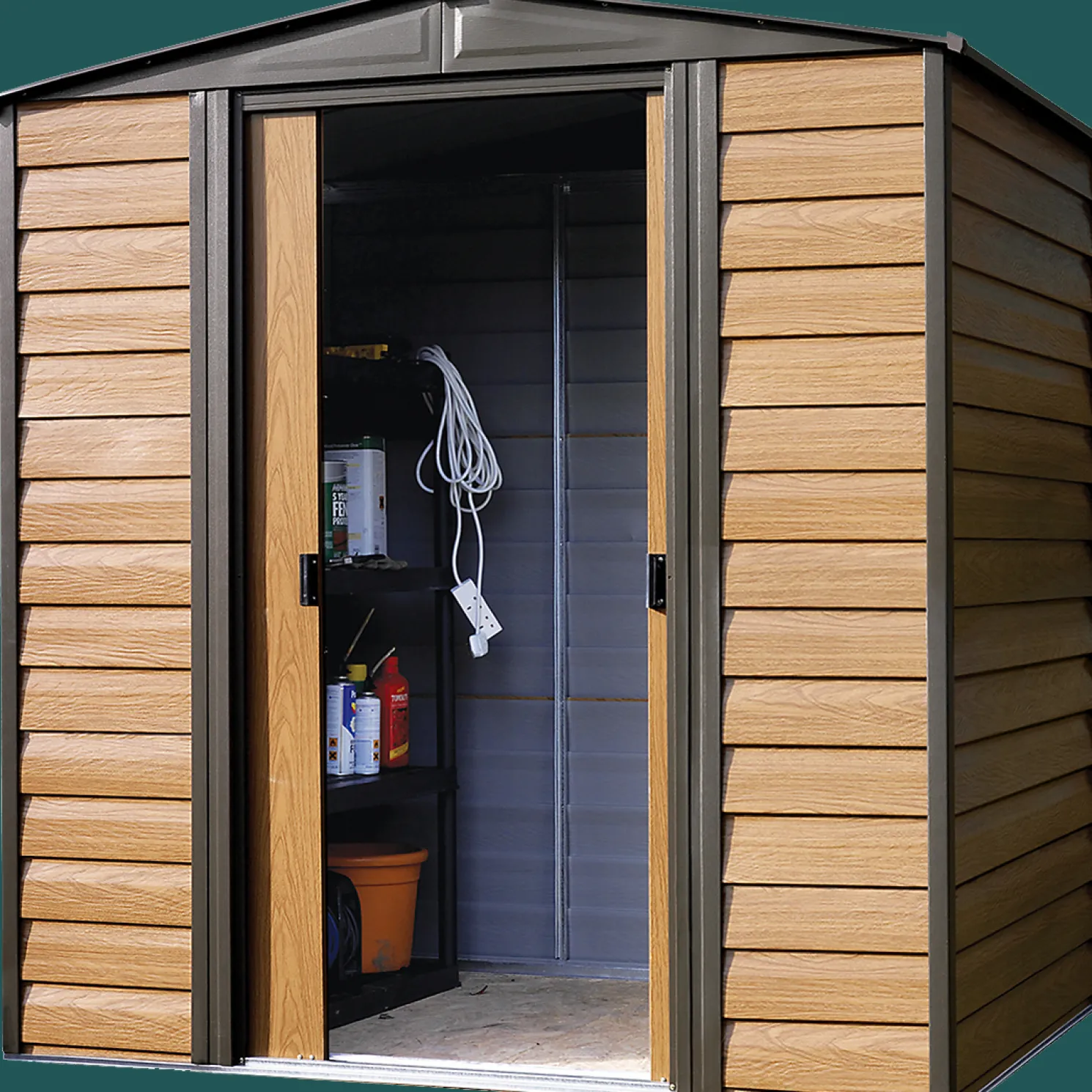 Woodridge Steel Storage Shed, 6 ft. x 5 ft.